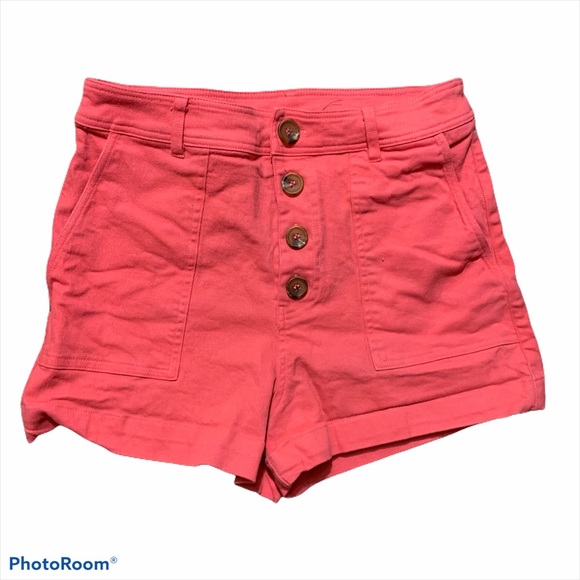 Mi Ami Pants - Mi Ami Francesca's Button Fly Shorts - Size Medium